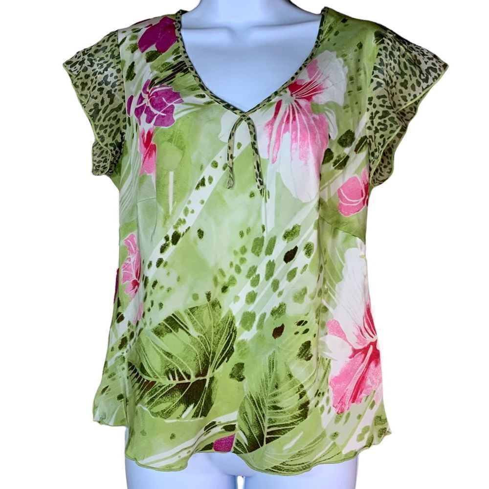 Nancy Bole City Girl 100% silk top